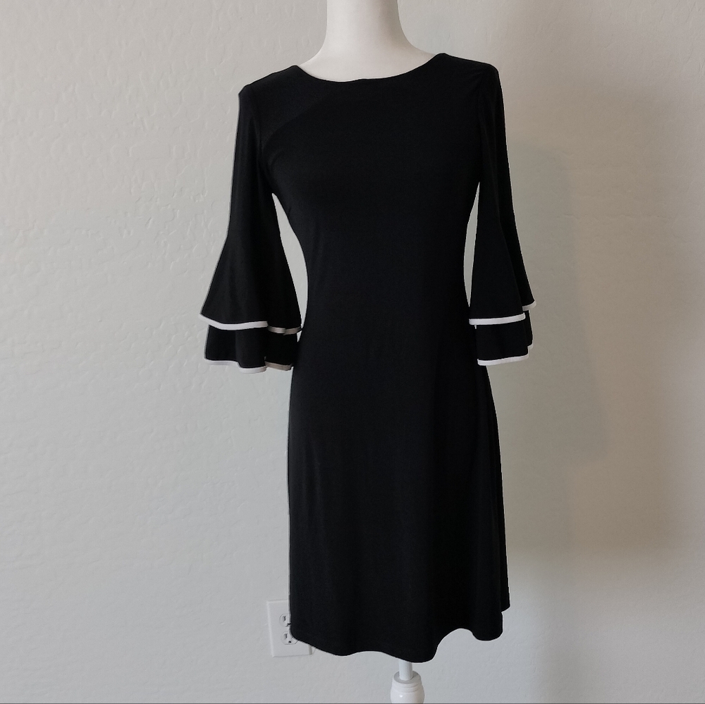 Tommy Hilfiger Black Dress with White Trim